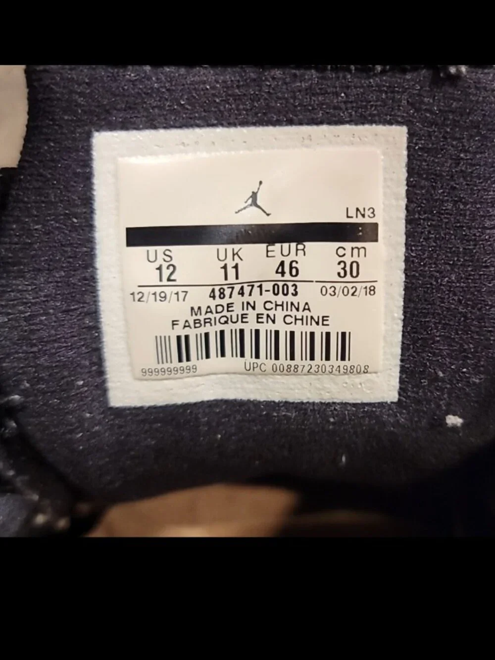 Jordan 14  last shot size 12